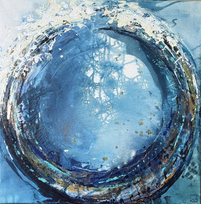 Gemälde Acryl - Kerstin Schuckmann - Leben! - 50 X 50 cm