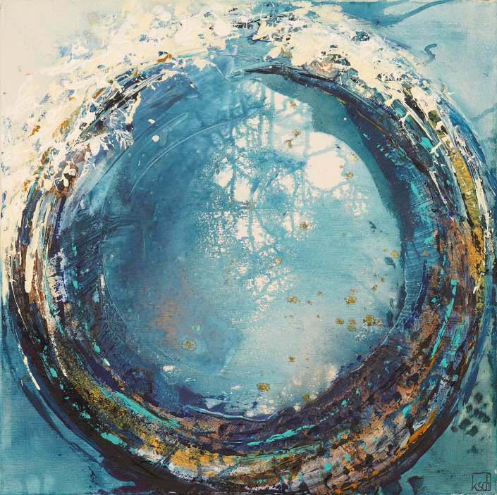Gemälde Acryl - Kerstin Schuckmann - Leben! - 50 X 50 cm