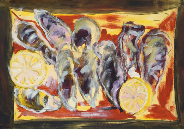 Malerin: Kerstin Schuckmann - Acryl - Fines de Claires - 70 X 100 cm
