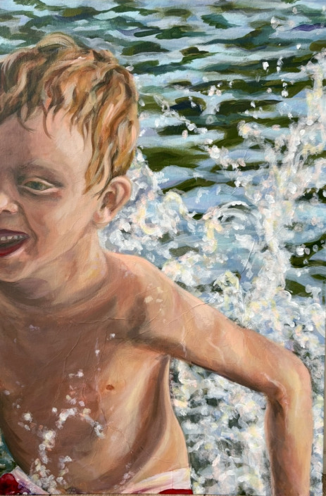 Hitzefrei – 60 X 40 cm Malerin: Kerstin Schuckmann - Acryl - Hitzefrei - 60 X 40 cm