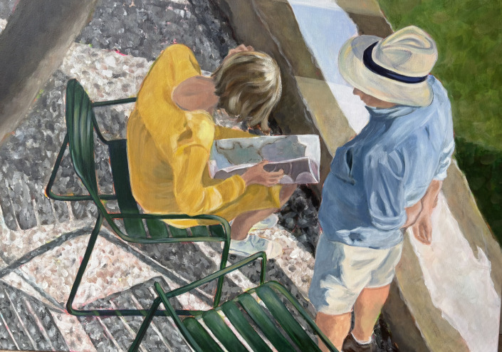 Fondation Maeght – 70 X 100 cm Malerin: Kerstin Schuckmann - Acryl - Fondation Maeght - 70 X 100 cm
