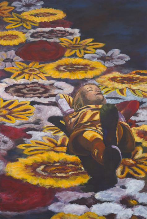 Malerin: Kerstin Schuckmann - Acryl - Traumzeit - 120 X 80 cm