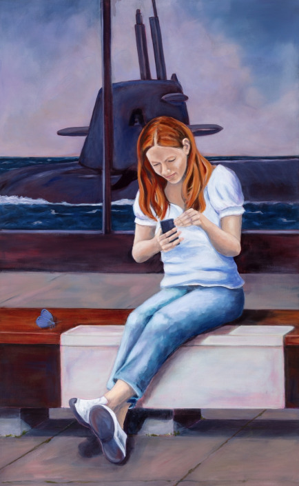 Zeitenwende – 150 X 102 cm Malerin: Kerstin Schuckmann - Acryl - Zeitenwende - 150 X 102 cm