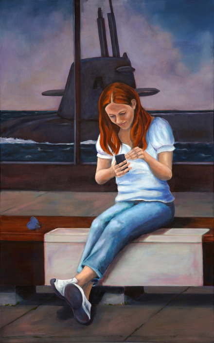 Malerin: Kerstin Schuckmann - Acryl - Zeitenwende - 150 X 102 cm