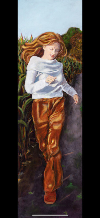 Im Herbst – 150 X 50 cm Malerin: Kerstin Schuckmann - Acryl - Im Herbst - 150 X 50 cm