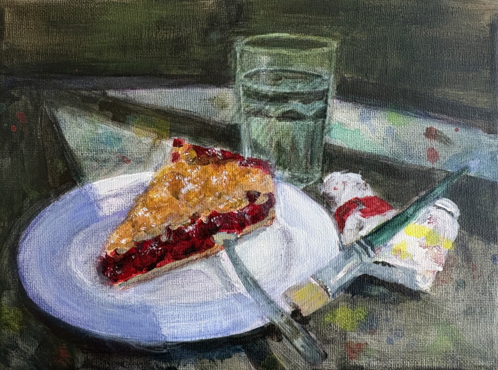 Stilleben - Malerin: Kerstin Schuckmann - Kunstpause - 15 X 20 cm