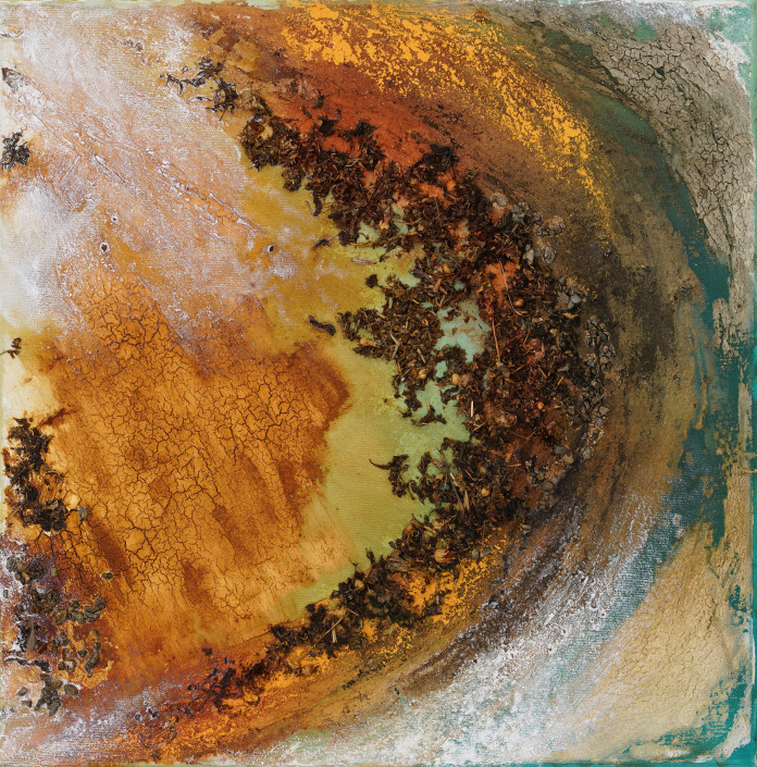 Abstraktes - Malerin: Kerstin Schuckmann - Delta I - 50 X 50 cm
