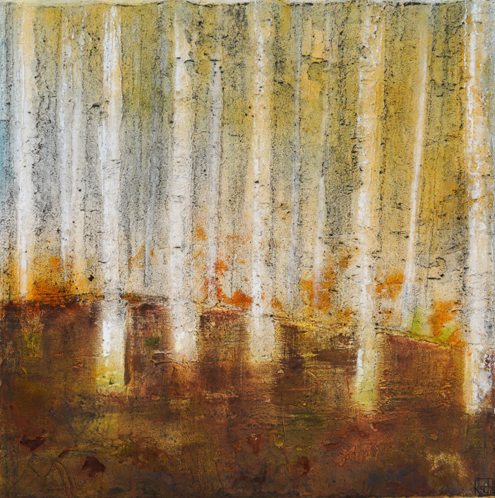 Abstraktes - Malerin: Kerstin Schuckmann - Espen - 50 X 50 cm