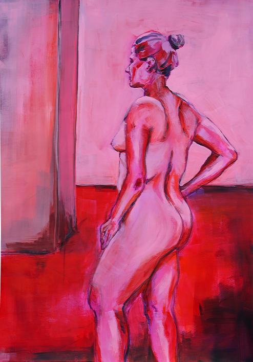 Figürliches - Malerin: Kerstin Schuckmann - Nude - 100 X 70 cm